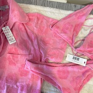 NEW Pink Terry Frankies Bikini